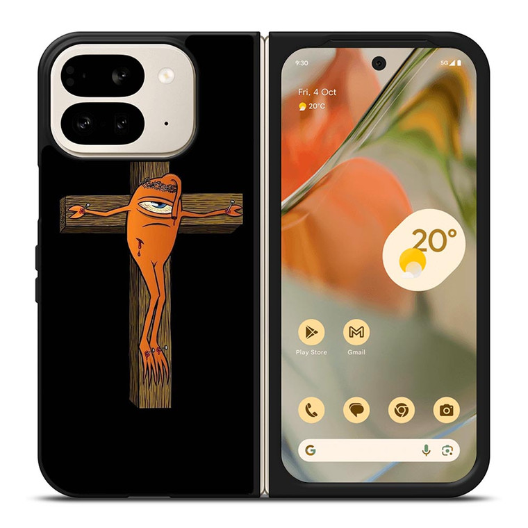 TOY MACHINE SKATEBOARD CROSS LOGO Google Pixel 9 Pro Fold Case