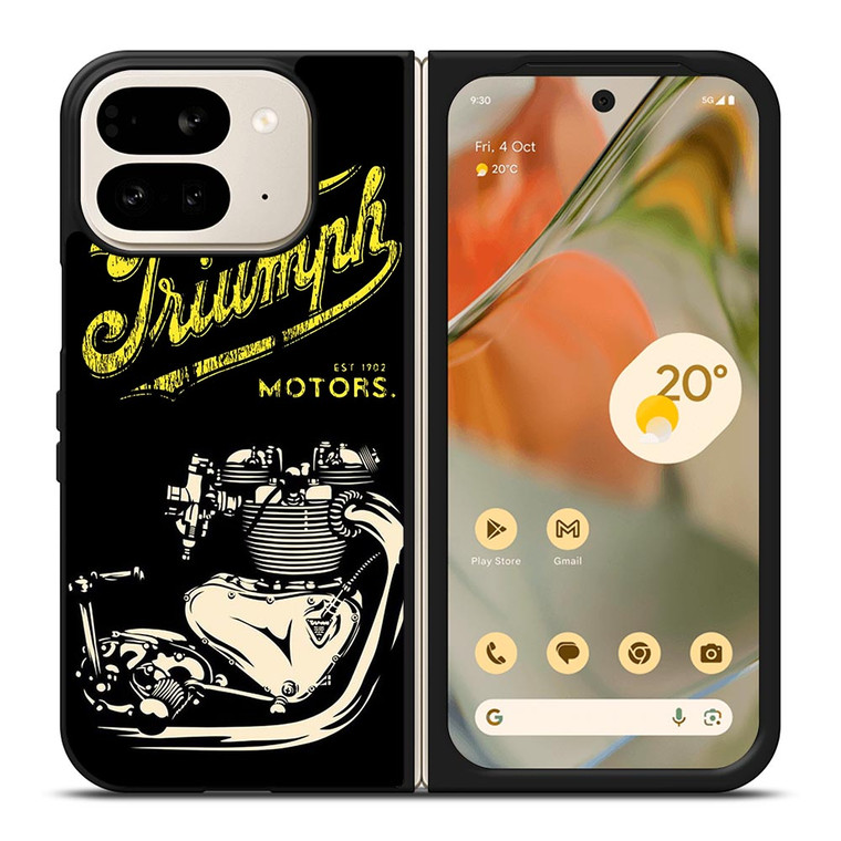 TRIUMPH MOTORCYCLE 1902 Google Pixel 9 Pro Fold Case