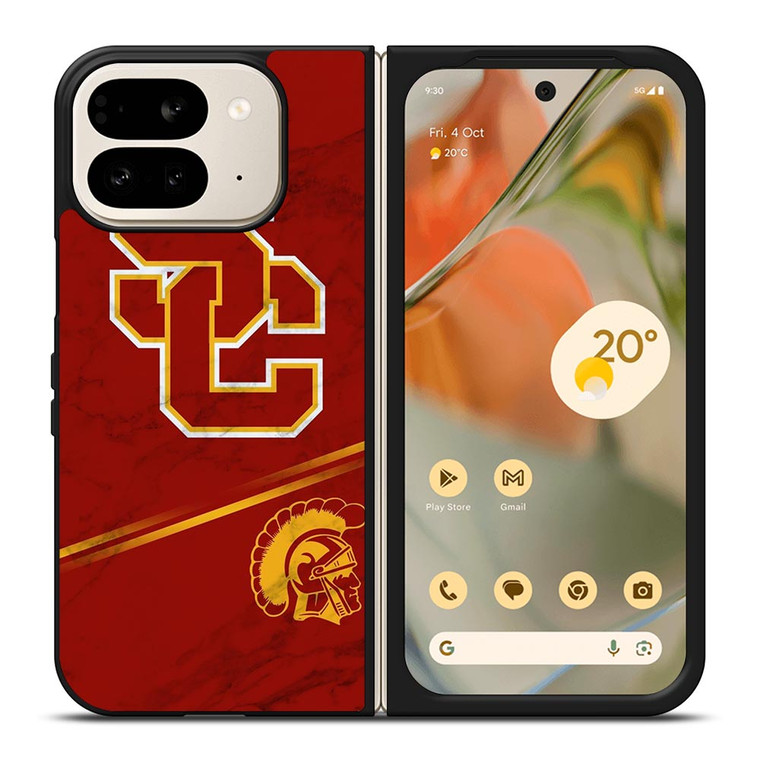 USC TROJANS RUSTY MARBLE Google Pixel 9 Pro Fold Case