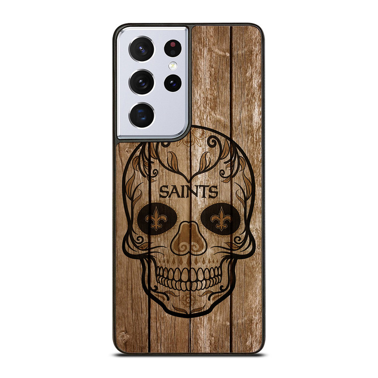 NEW ORLEANS SAINTS SKULL 2 Samsung Galaxy S21 Ultra Case