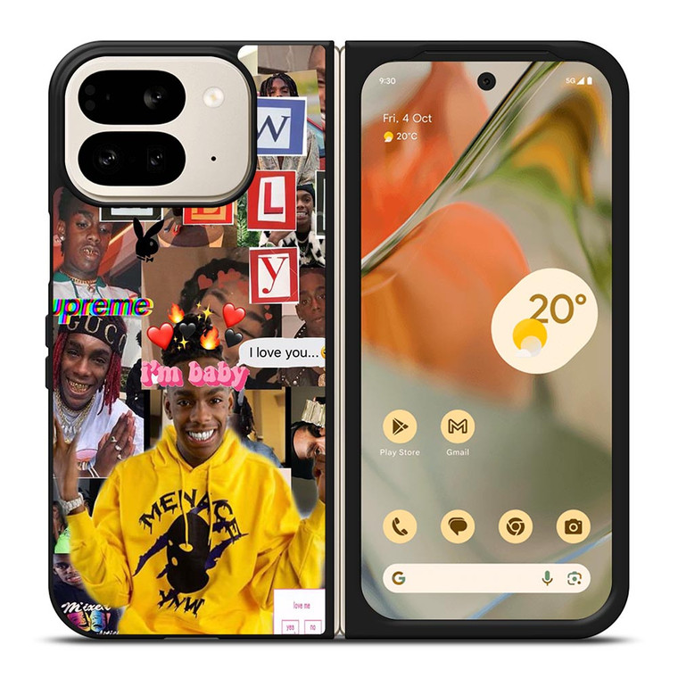 YNW MELLY RAPPER COLLAGE Google Pixel 9 Pro Fold Case