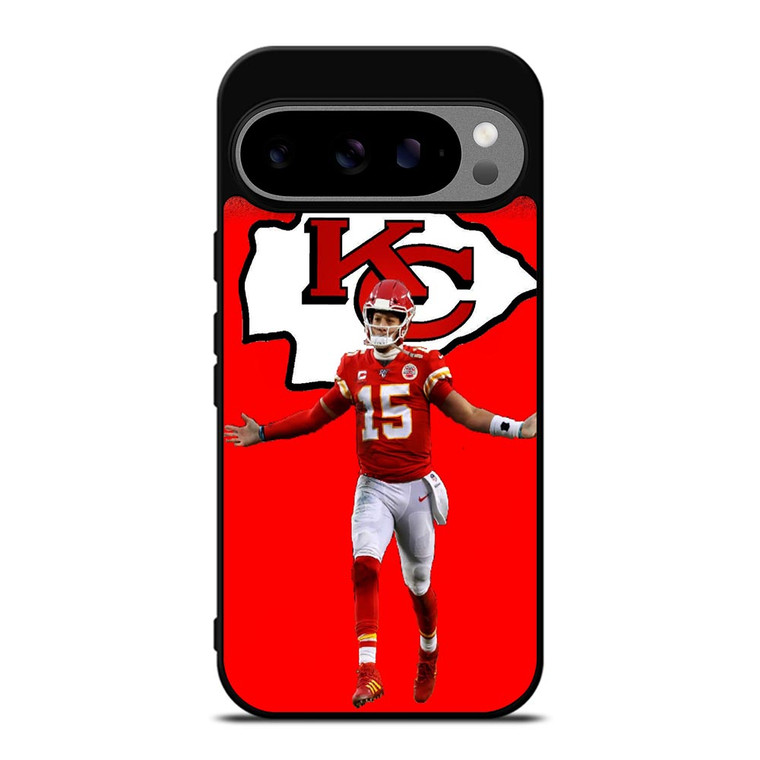 PATRICK MAHOMES KC CHIEFS LOGO Google Pixel 9 Pro XL Case