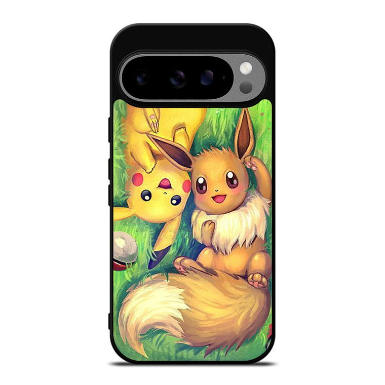 POKEMON EEVEE AND PIKACHU Google Pixel 9 Pro XL Case