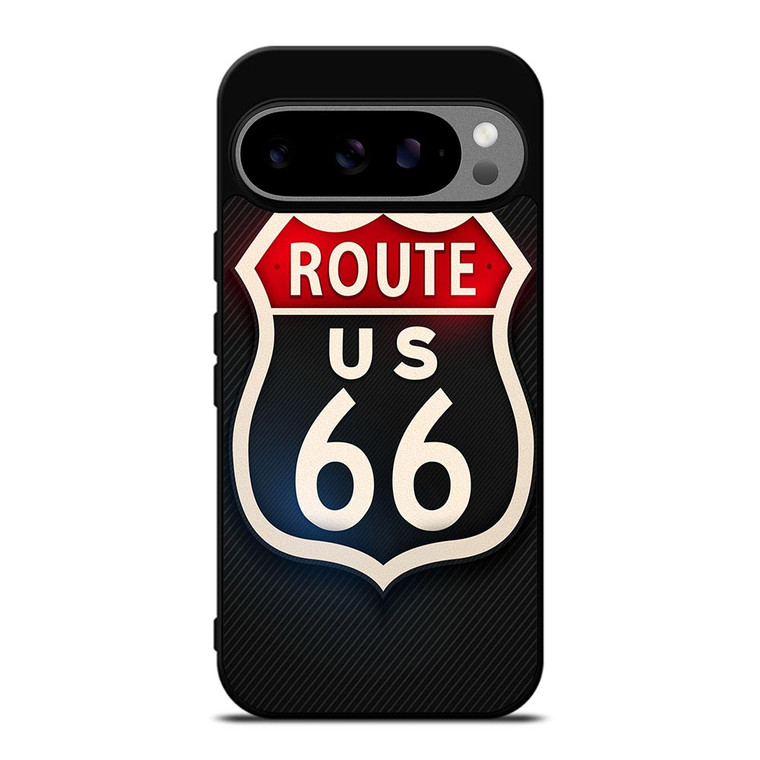 ROUTE 66 STREET US LOGO CARBON Google Pixel 9 Pro XL Case
