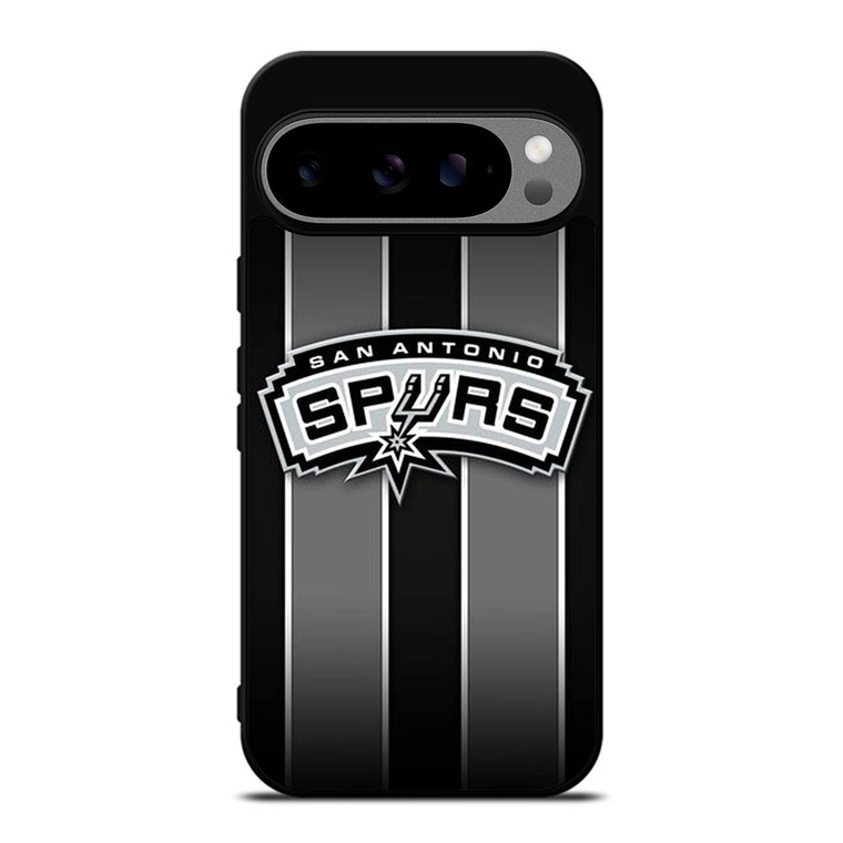 SAN ANTONIO SPURS NBA STRIPE LOGO Google Pixel 9 Pro XL Case