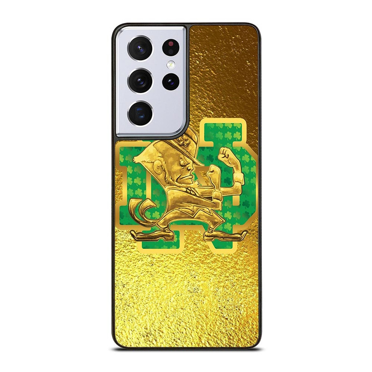 NOTRE DAME FIGHTING IRISH GOLD Samsung Galaxy S21 Ultra Case NOTRE DAME FIGHTING IRISH GOLD Samsung Galaxy S21 Ultra Case
