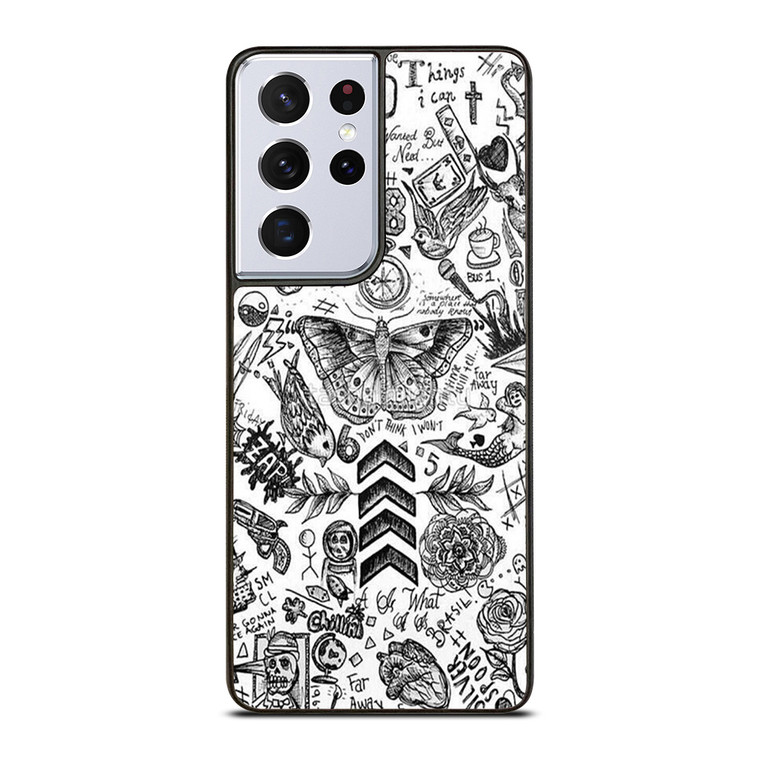 ONE DIRECTION TATTOOS Samsung Galaxy S21 Ultra Case