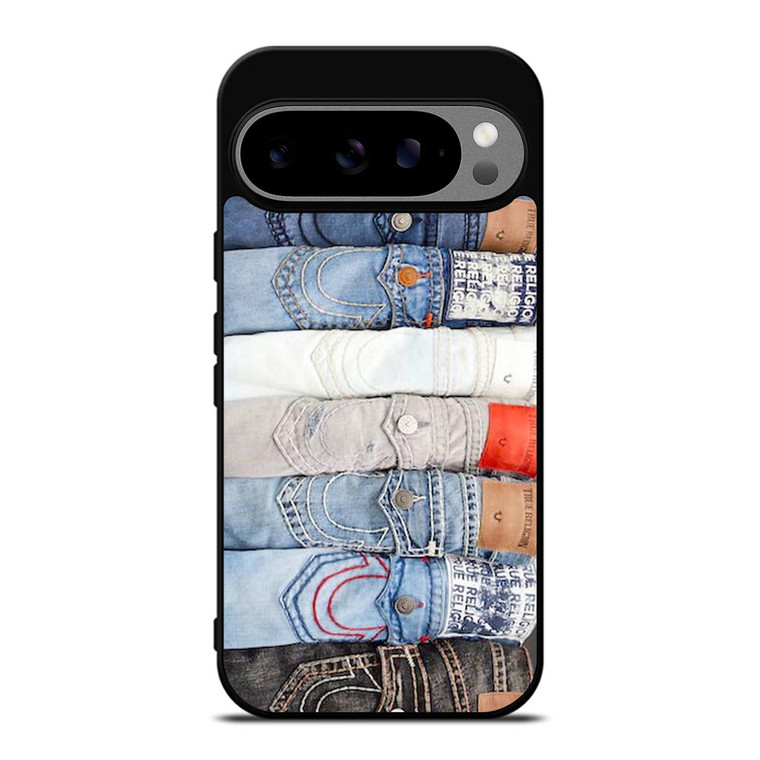 TRUE RELIGION BRAND JEANS COLLAGE Google Pixel 9 Pro XL Case
