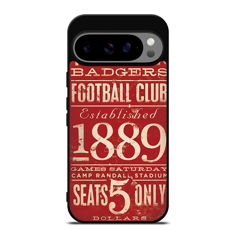 WISCONSIN BADGER OLD TICKET Google Pixel 9 Pro XL Case