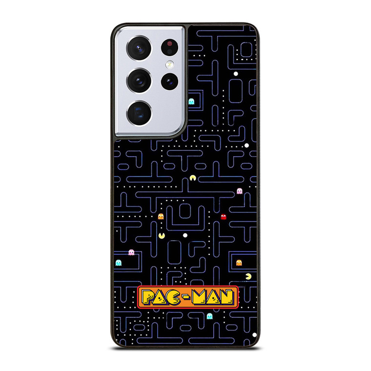 PAC MAN MAP BATTLE Samsung Galaxy S21 Ultra Case
