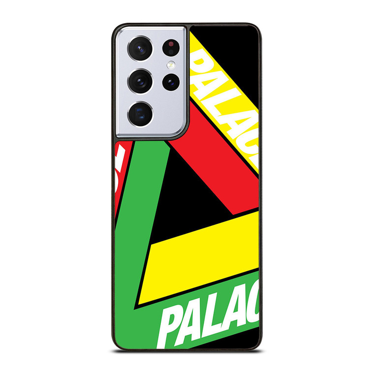 PALACE BIG LOGO RED YELLOW GREEN Samsung Galaxy S21 Ultra Case