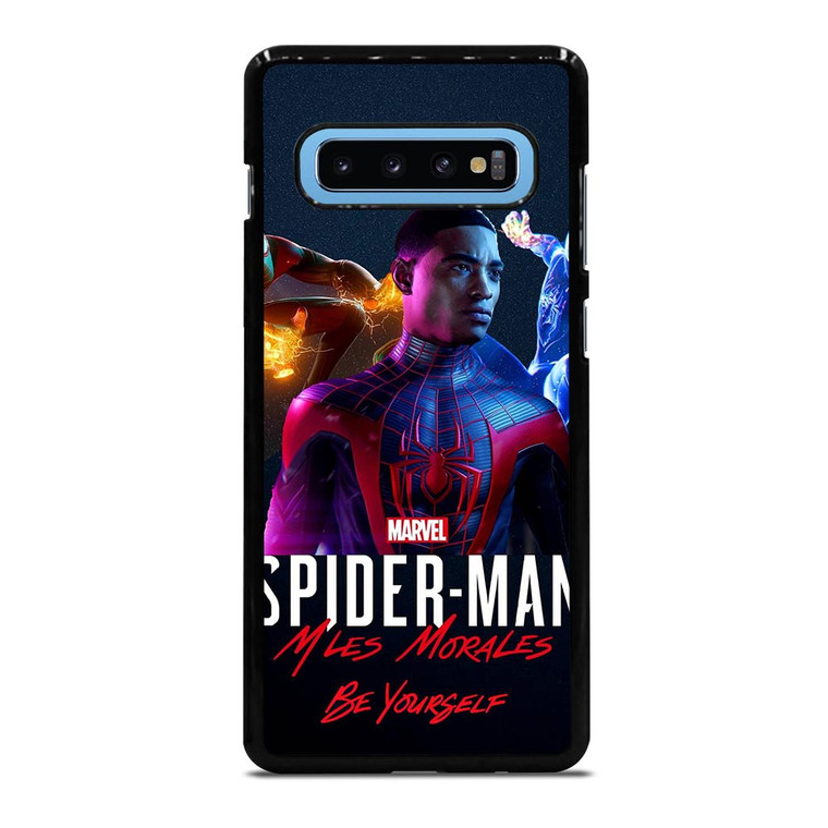MARVEL SPIDERMAN MILES MORALES POSTER Samsung Galaxy S10 Plus Case