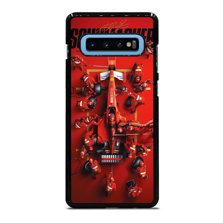 MICHAEL SCHUMACHER PIT STOP Samsung Galaxy S10 Plus Case