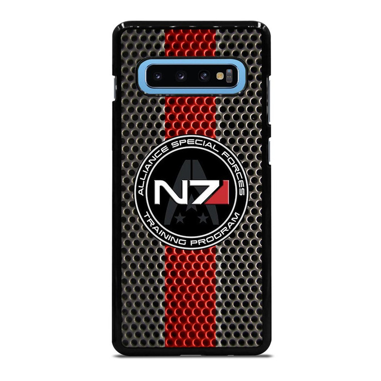 N7 MASS EFFECT PLATE LOGO Samsung Galaxy S10 Plus Case