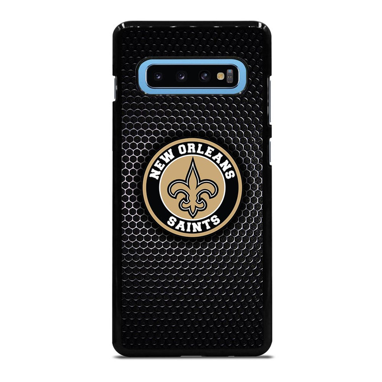 NEW ORLEANS SAINTS METAL BADGE Samsung Galaxy S10 Plus Case