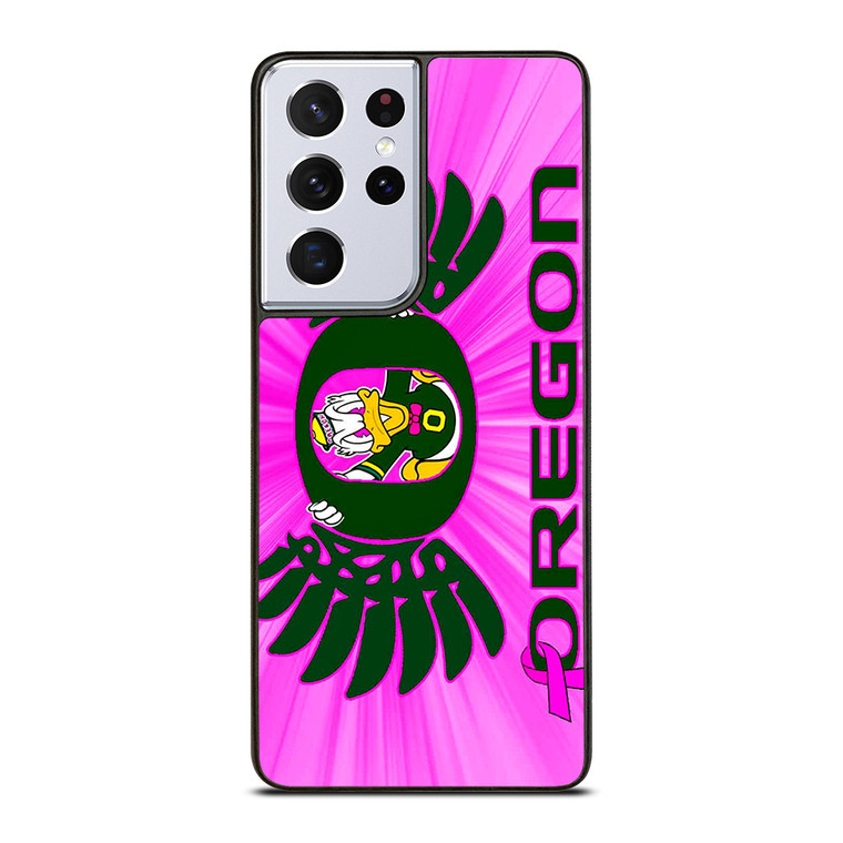 PINK GIRLS OREGON DUCKS Samsung Galaxy S21 Ultra Case