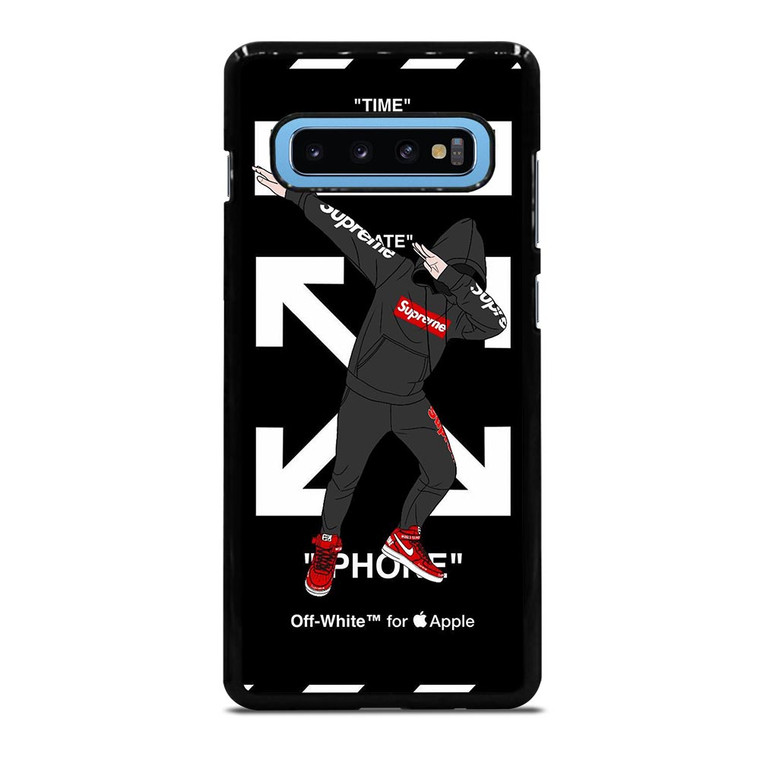 OFF WHITE X DAB SUPREME ILLUSTRATION Samsung Galaxy S10 Plus Case