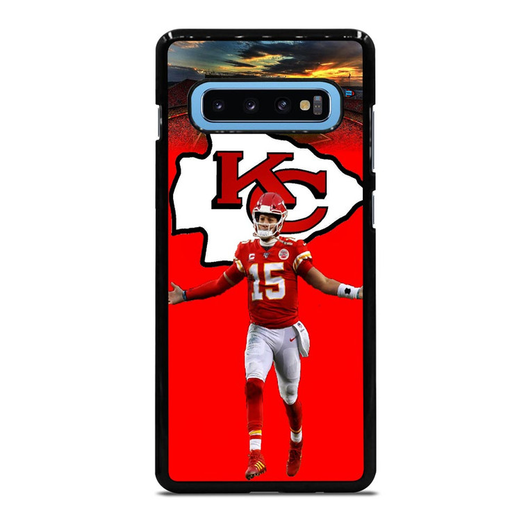 PATRICK MAHOMES KC CHIEFS LOGO Samsung Galaxy S10 Plus Case