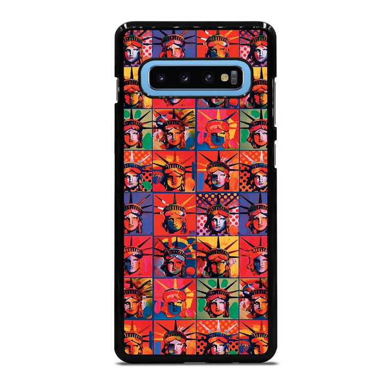 PETER MAX LIBERTY STATUE Samsung Galaxy S10 Plus Case PETER MAX LIBERTY STATUE Samsung Galaxy S10 Plus Case