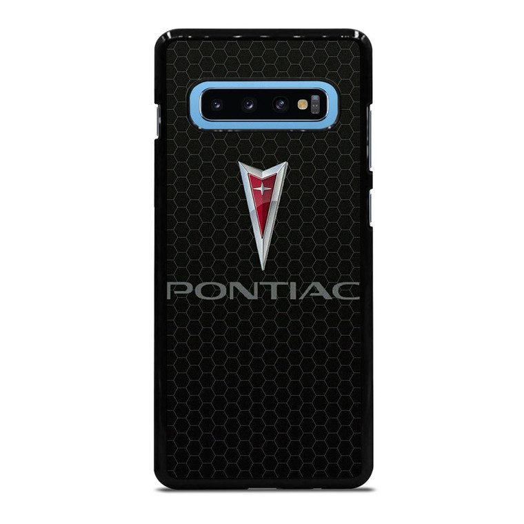 PONTIAC AUTOMOBILE LOGO METAL Samsung Galaxy S10 Plus Case PONTIAC AUTOMOBILE LOGO METAL Samsung Galaxy S10 Plus Case