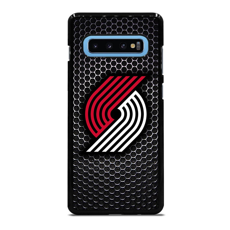 PORTLAND TRAIL BLAZERS SYMBOL METAL Samsung Galaxy S10 Plus Case