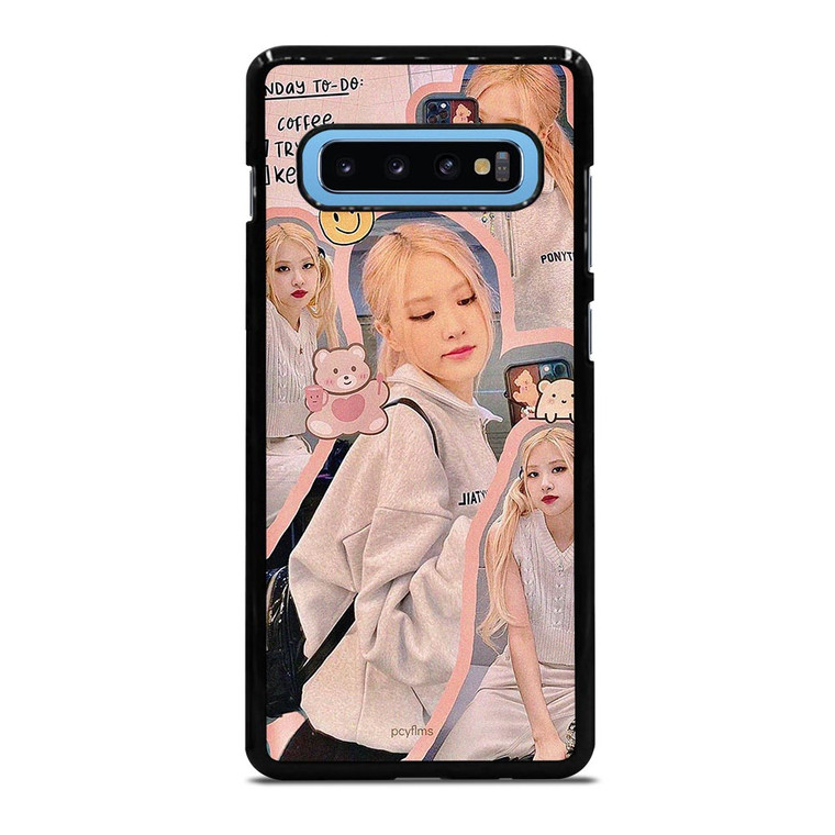 ROSE BLACKPINK CUTE COLLAGE Samsung Galaxy S10 Plus Case