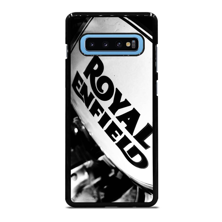ROYAL ENFIELD LOGO BLACK WHITE Samsung Galaxy S10 Plus Case