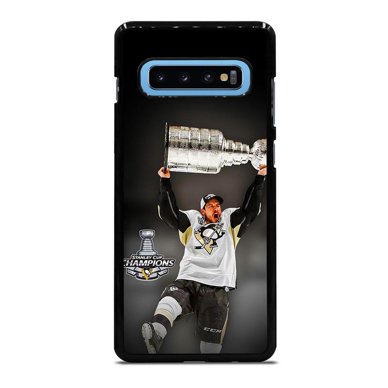 SIDNEY CROSBY PITTSBURGH PENGUINS CHAMPIONS Samsung Galaxy S10 Plus Case