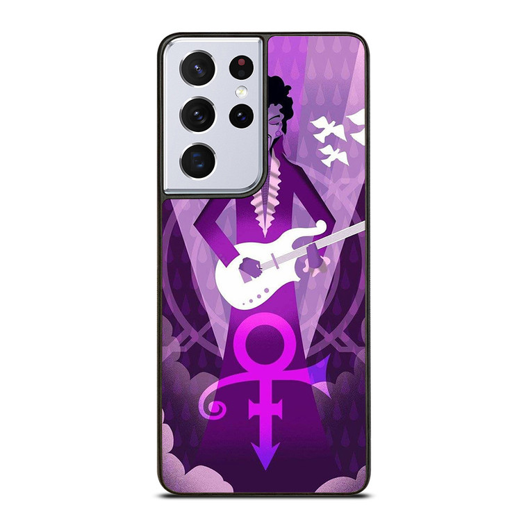 PRINCE PURPLE RAIN CARTOON Samsung Galaxy S21 Ultra Case
