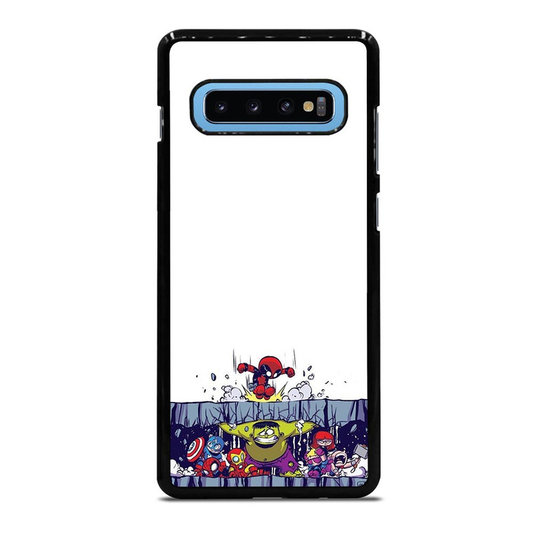 SPIDERMAN VS ALL MARVEL HEROES KAWAII Samsung Galaxy S10 Plus Case