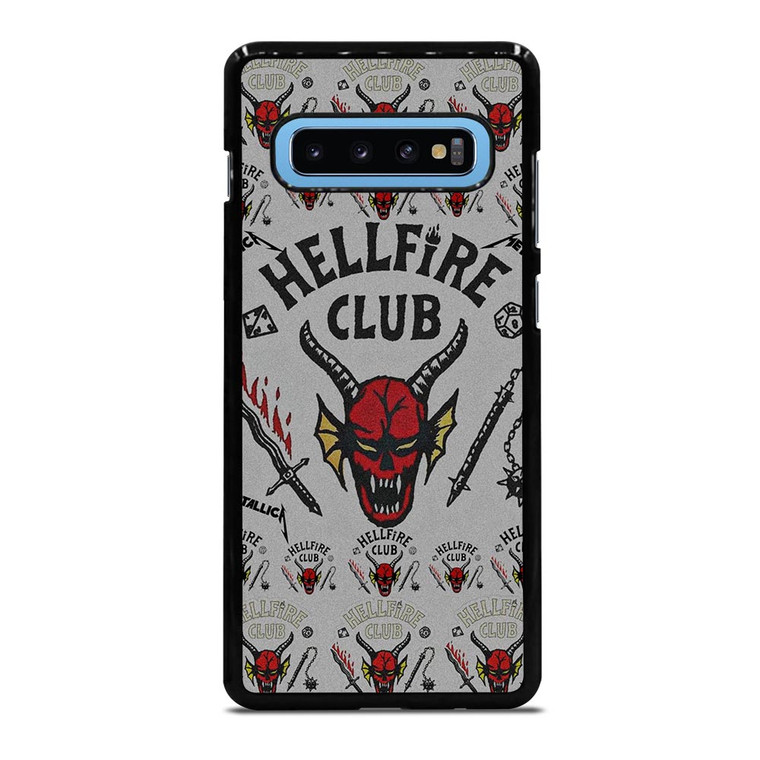 STRANGER THINGS HELLFIRE MASK Samsung Galaxy S10 Plus Case