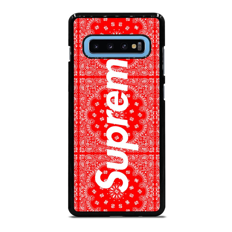 SUPREME BANDANA Samsung Galaxy S10 Plus Case