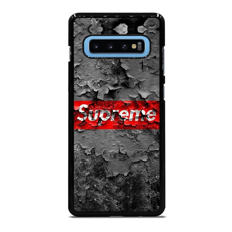 SUPREME CRACKED LOGO Samsung Galaxy S10 Plus Case