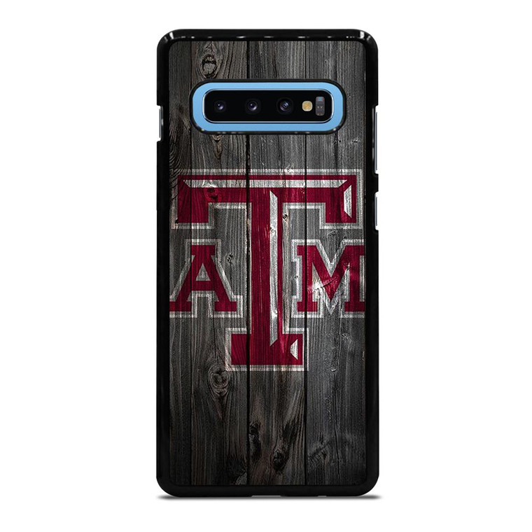 TEXAS AGGIES WOODEN LOGO Samsung Galaxy S10 Plus Case