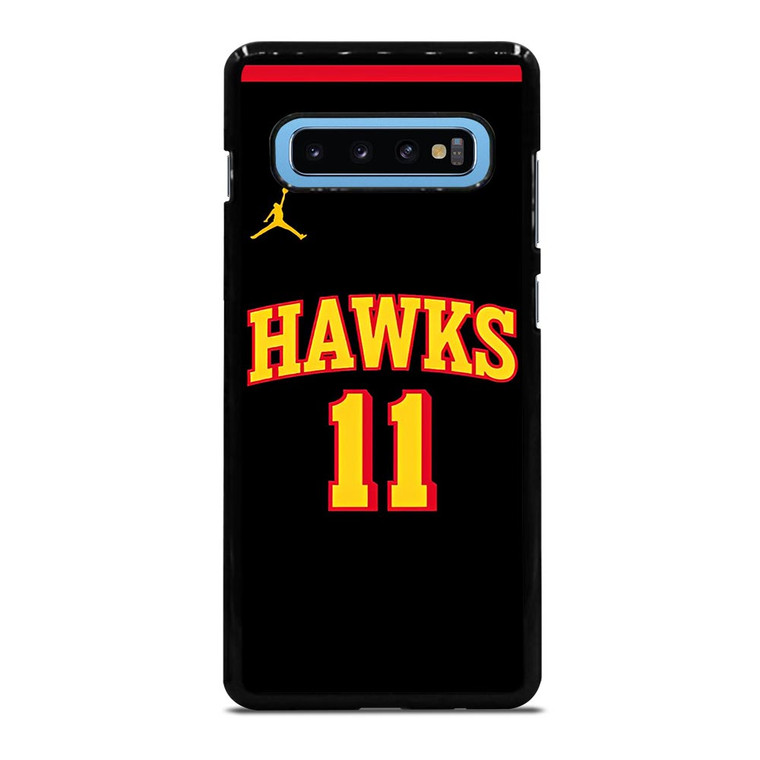 TRAE YOUNG ATLANTA HAWKS BLACK Samsung Galaxy S10 Plus Case