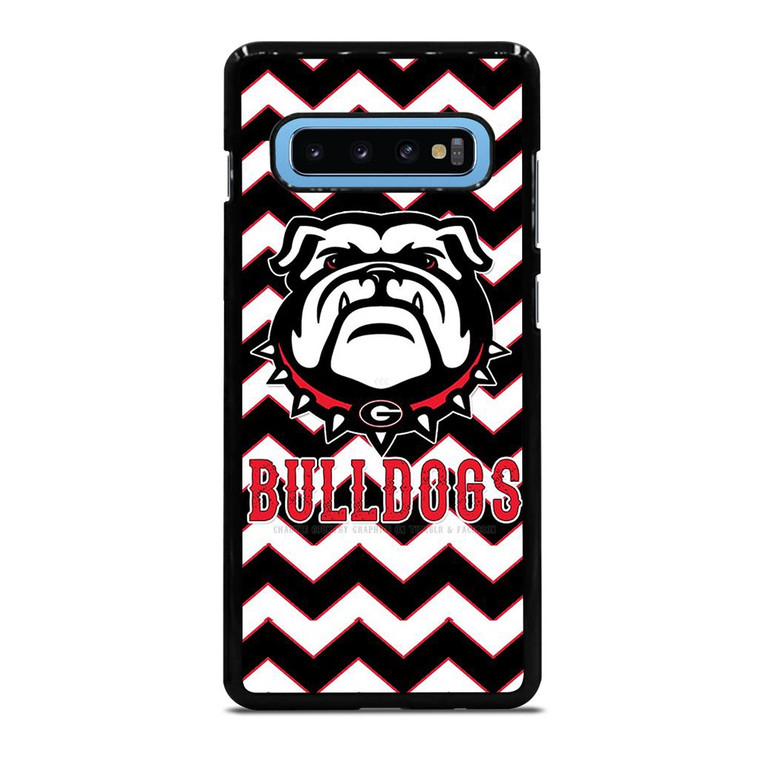 UGA GEORGIA BULLDOGS STRIPE LOGO Samsung Galaxy S10 Plus Case