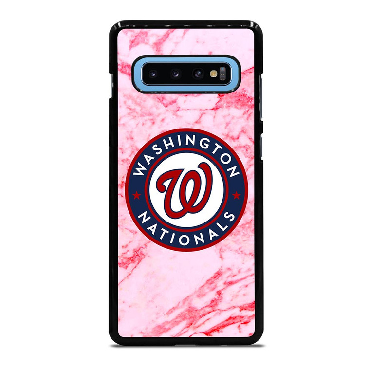 WASHINGTON NATIONALS PINK MARBLE Samsung Galaxy S10 Plus Case
