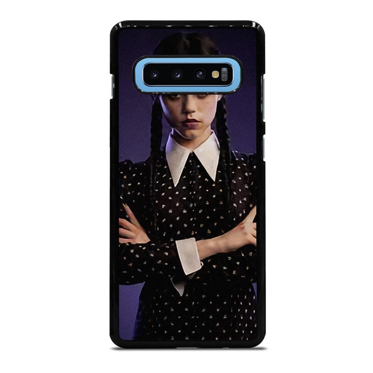 WEDNESDAY ADDAMS JENNA ORTEGA Samsung Galaxy S10 Plus Case WEDNESDAY ADDAMS JENNA ORTEGA Samsung Galaxy S10 Plus Case