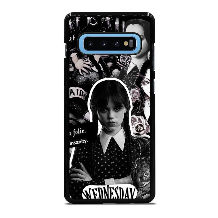 WEDNESDAY ADDAMS MOVIES COLLAGE Samsung Galaxy S10 Plus Case WEDNESDAY ADDAMS MOVIES COLLAGE Samsung Galaxy S10 Plus Case