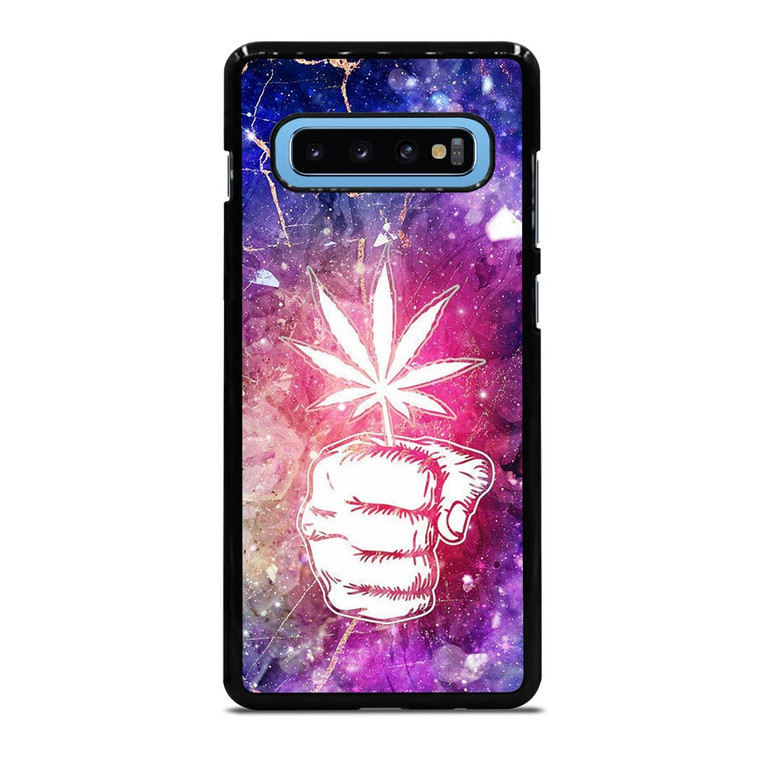 WEEDS MARIJUANA NEBULA Samsung Galaxy S10 Plus Case WEEDS MARIJUANA NEBULA Samsung Galaxy S10 Plus Case