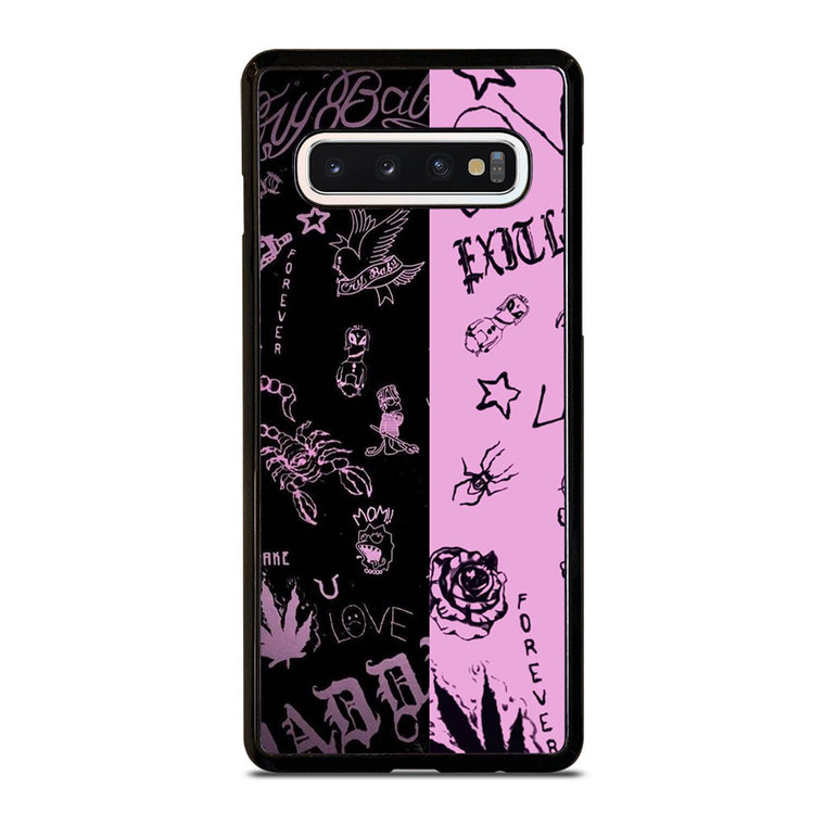 LIL PEEP TATTOO COLLAGE Samsung Galaxy S10 Case