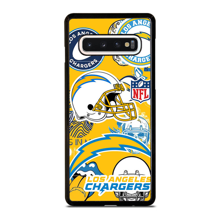LOS ANGELES CHARGERS NFL STICKER BOMB Samsung Galaxy S10 Case