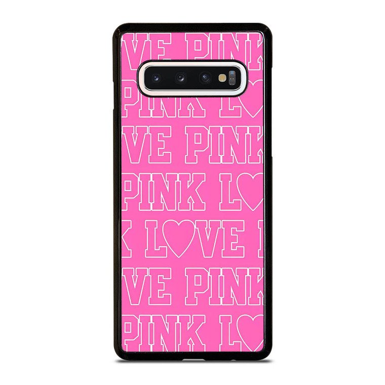 LOVE PINK VICTORIA SECRET Samsung Galaxy S10 Case