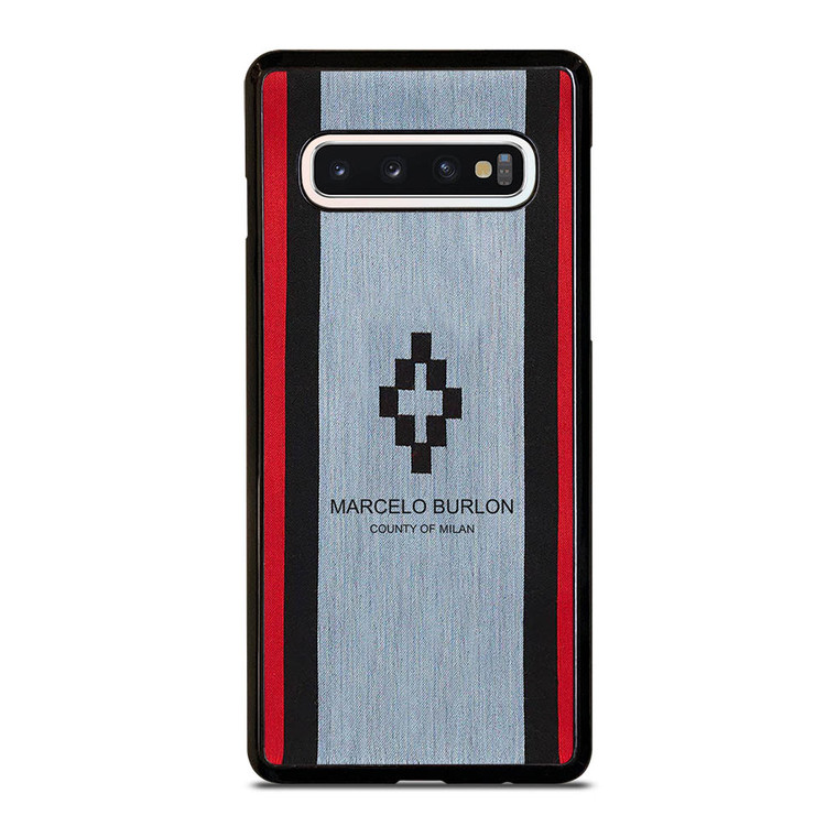 MARCELO BURLON STRIPE LOGO Samsung Galaxy S10 Case
