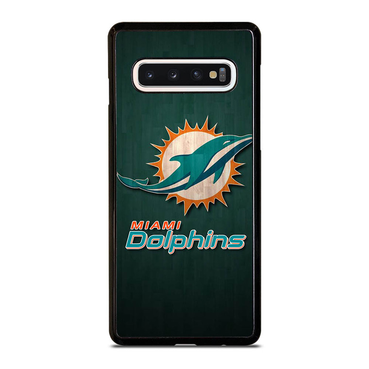 MIAMI DOLPHINS WOODEN LOGO Samsung Galaxy S10 Case