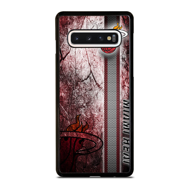 MIAMI HEAT GRUNGE LOGO Samsung Galaxy S10 Case