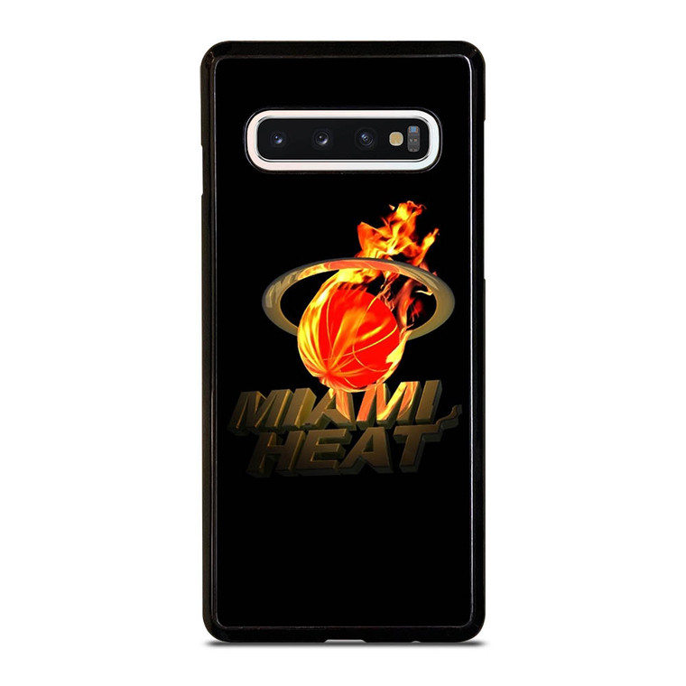 MIAMI HEAT LOGO ART Samsung Galaxy S10 Case