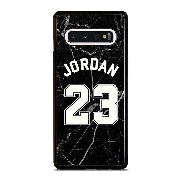 MICHAEL JORDAN 23 BLACK MARBLE Samsung Galaxy S10 Case