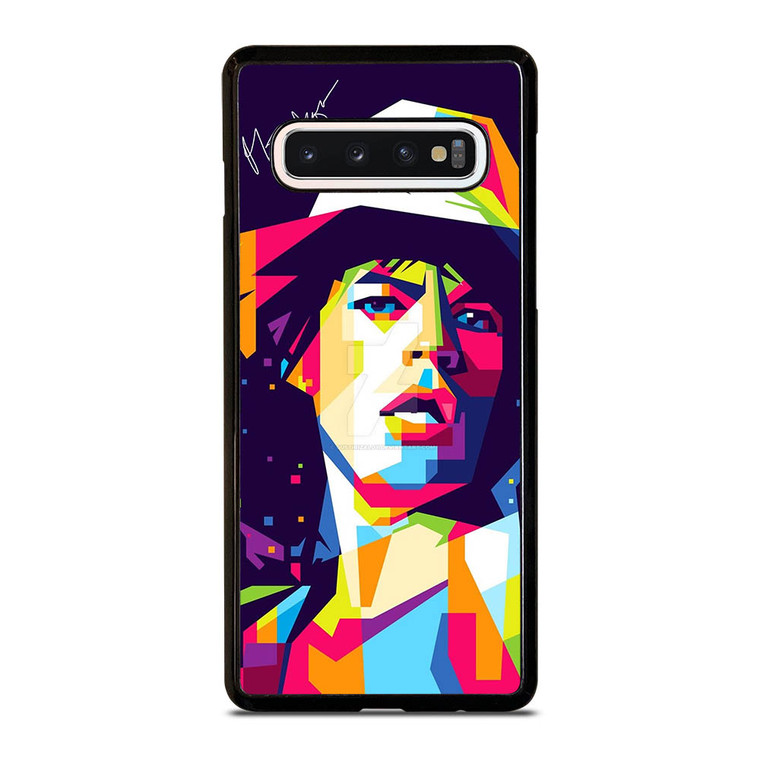 MICK JAGGER WPAP ART Samsung Galaxy S10 Case