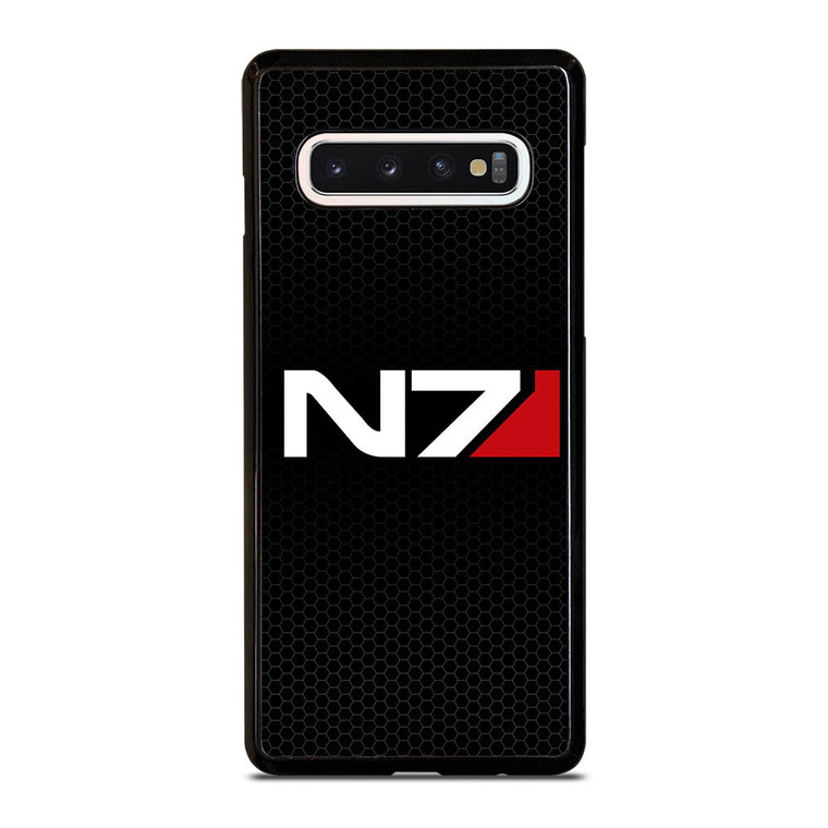 N7 MASS EFFECT METAL LOGO Samsung Galaxy S10 Case